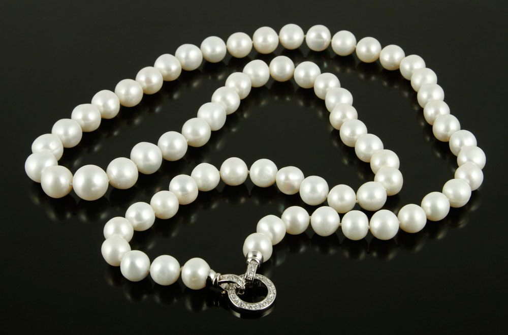 Appraisal: - South Sea Pearl Necklace South Sea pearl necklace pearls