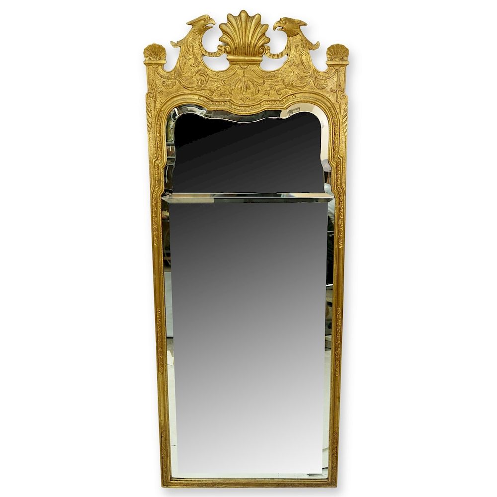 Appraisal: George II Style Mirror George II Style Giltwood Wall Mirror