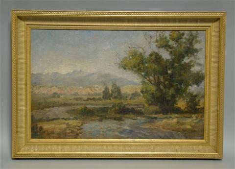 Appraisal: HIRAM REYNOLDS BLOOMER AMERICAN - CALIFORNIA LANDSCAPE Oil on canvas