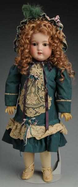 Appraisal: Lot of Bisque Child Dolls Description Includes Armand Marseille German