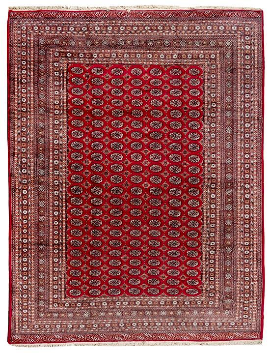 Appraisal: A Bokhara Wool Rug feet inches x feet A Bokhara