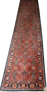 Appraisal: HAMADAN ORIENTAL RUNNER C W L ' having a pink