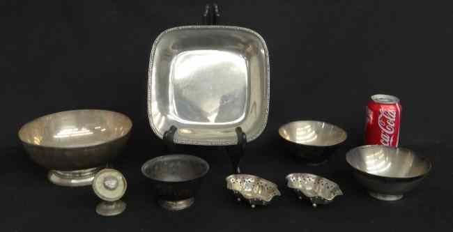 Appraisal: Lot seven pcs signed Tiffany sterling silver grams along with