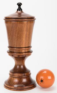 Appraisal: Orange and Rice Vase Orange and Rice Vase Spalding Five