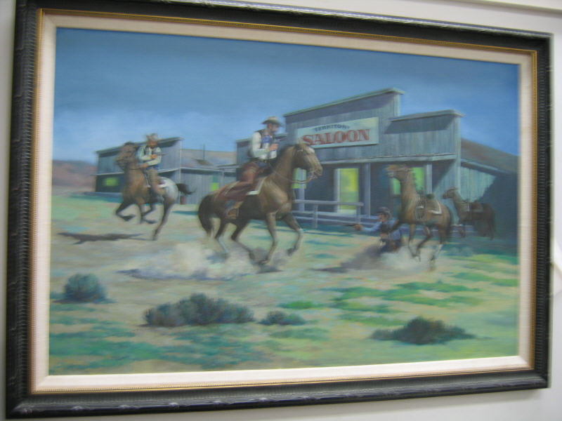 Appraisal: TED LITTLEFIELD AMERICAN EARLY TH CENTURY THE GUNFIGHTERS oil on