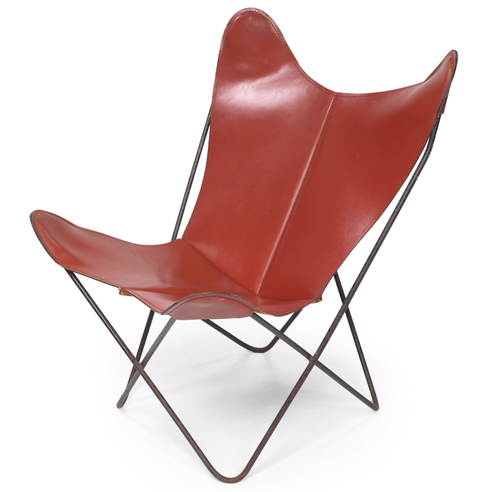 Appraisal: Jorge Ferrari-Hardoy Antonio Bonet and Juan Kurchan Butterfly chair designed