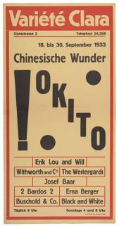 Appraisal: Okito Tobias Bamberg Chinesische Wunder Okito Basel Buchdrukerel Walz Grunauer