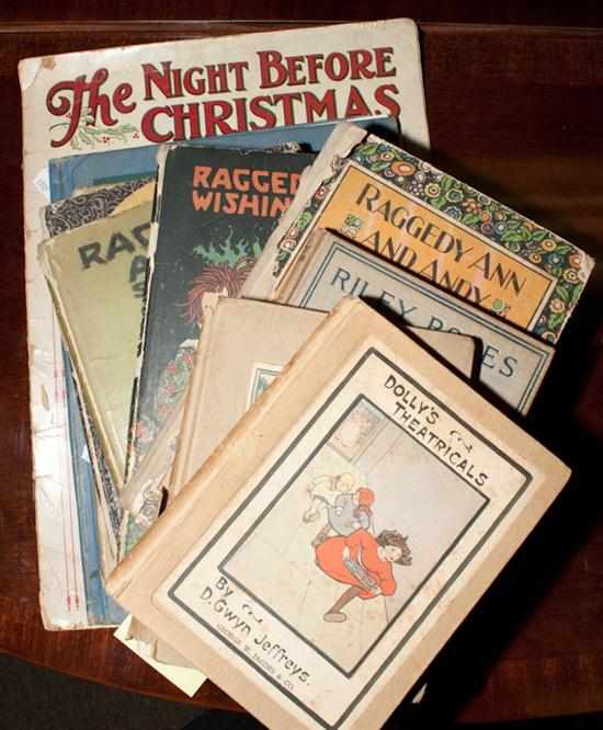 Appraisal: assorted children's books including Raggedy Ann and Andy Beloved Belindy