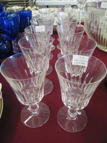 Appraisal: Set of Cut Crystal Goblets