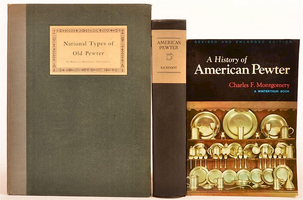 Appraisal: vols Books on Pewter Cotterell National Types of Old Pewter