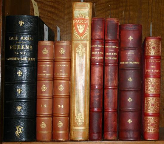 Appraisal: Leather Bindings Vols