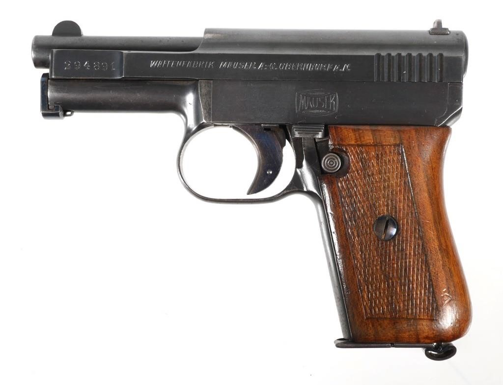 Appraisal: Mauser Standard mm or ACP semi automatic pocket pistol Barrel