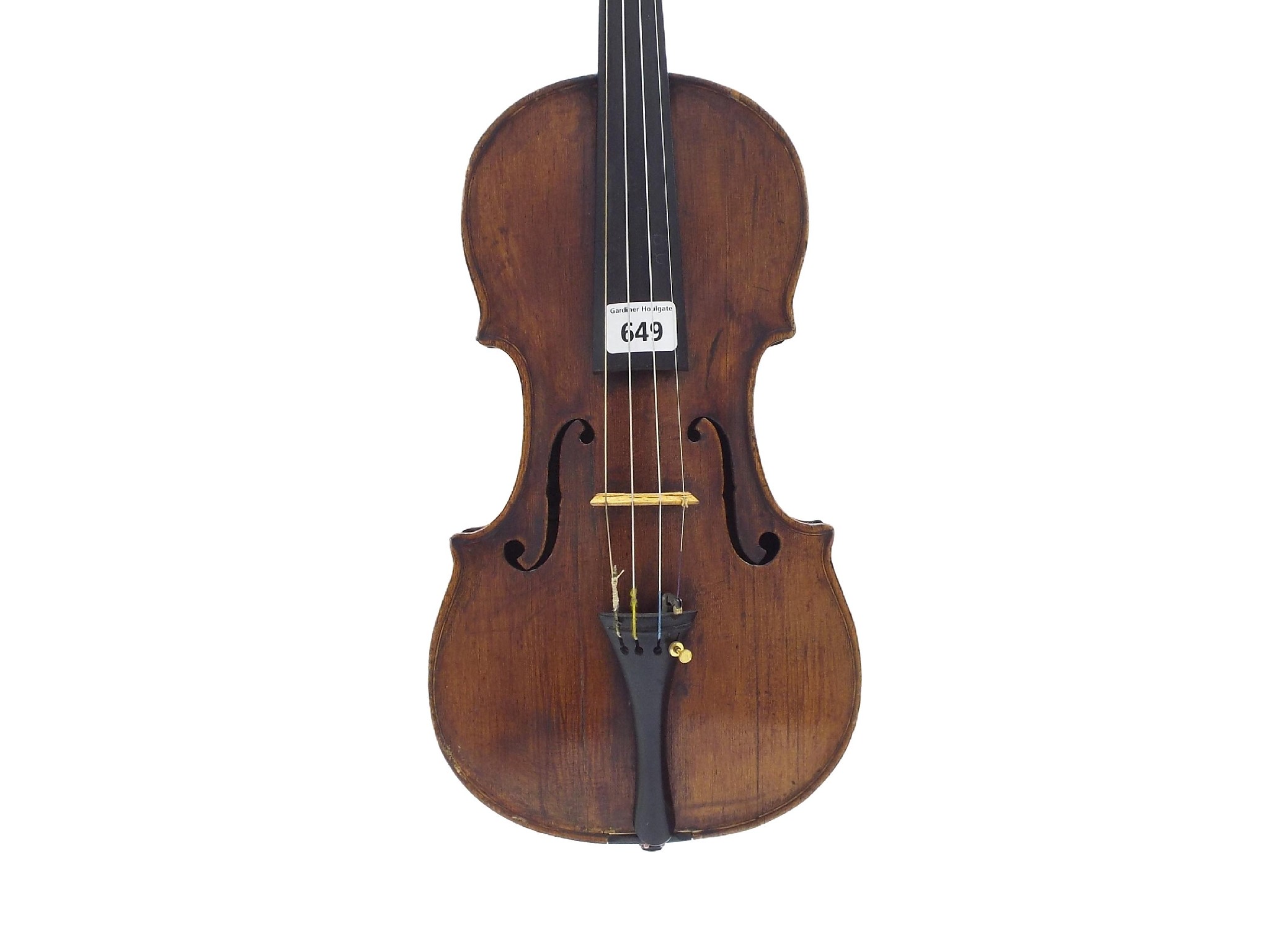 Appraisal: th century violin of the Jais School labelled Joannes Jais