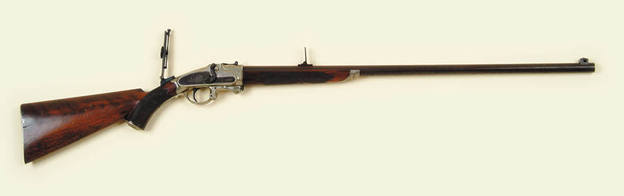 Appraisal: RARE C B HOLDEN SINGLE SHOT LONG-RANGE TARGET RIFLE Cal