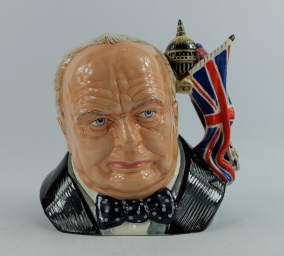 Appraisal: Royal Doulton large character jug Winston Churchill D Character jug