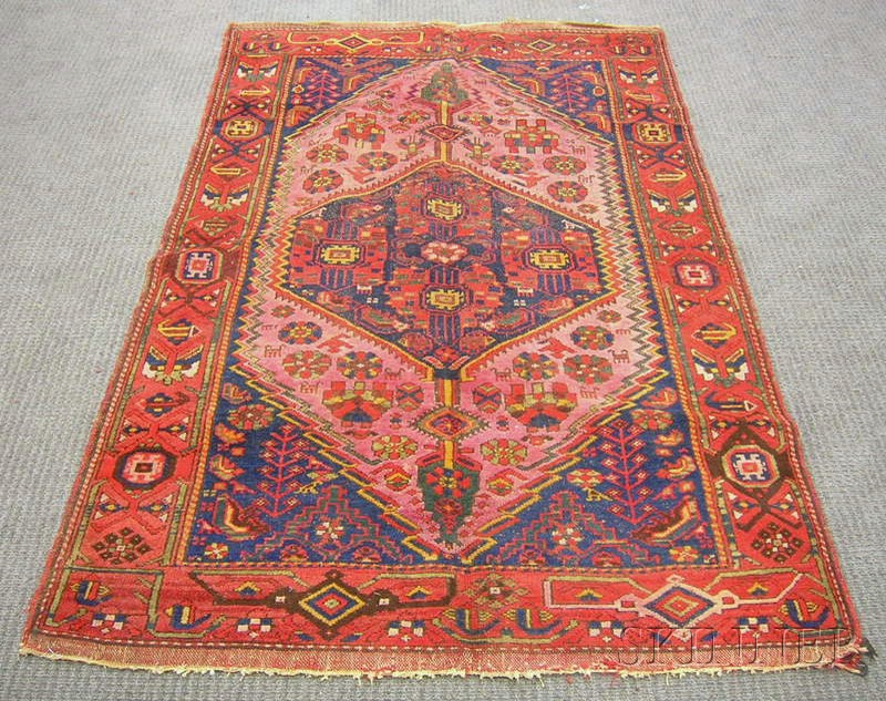 Appraisal: Hamadan Rug Northwest Persia th century ft in x ft