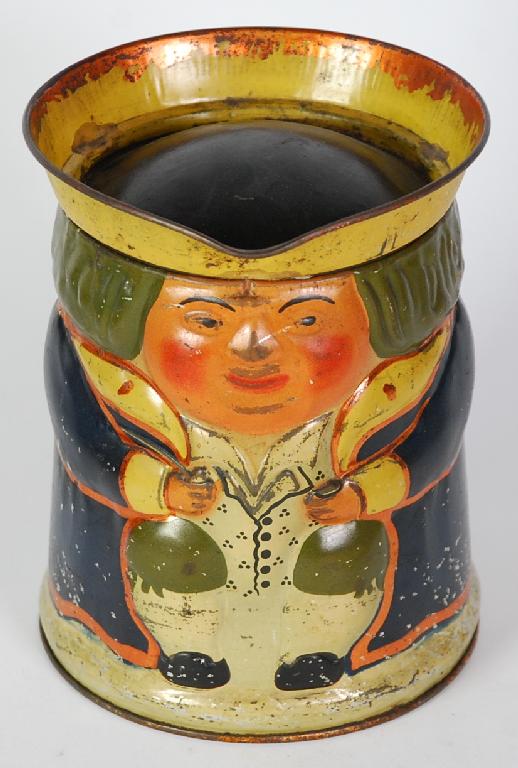 Appraisal: HUNTLEY AND PALMERS CIRCA 's TOBY JUG SHAPED BISCUIT TIN