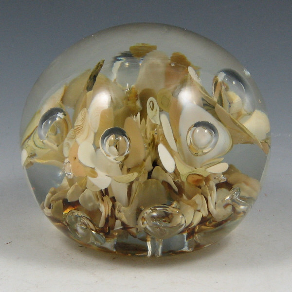 Appraisal: St Clair Maude and Bob Floral Paperweight Maude and Bob