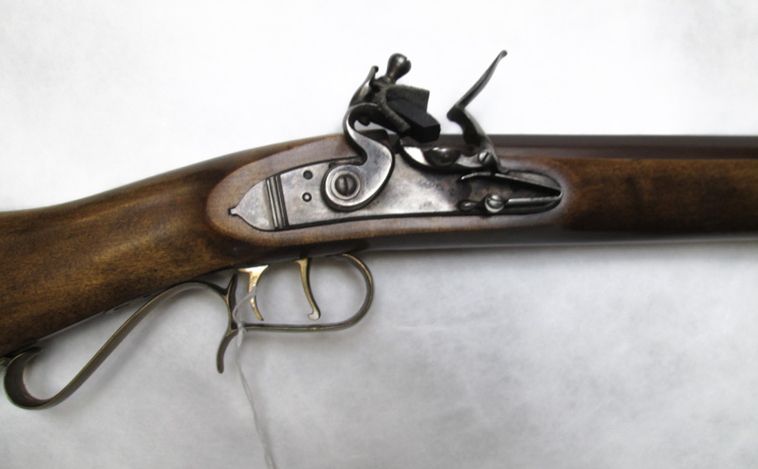 Appraisal: REPRODUCTION FLINTLOCK MUZZLELOADING RIFLE caliber octagonal barrel full length two