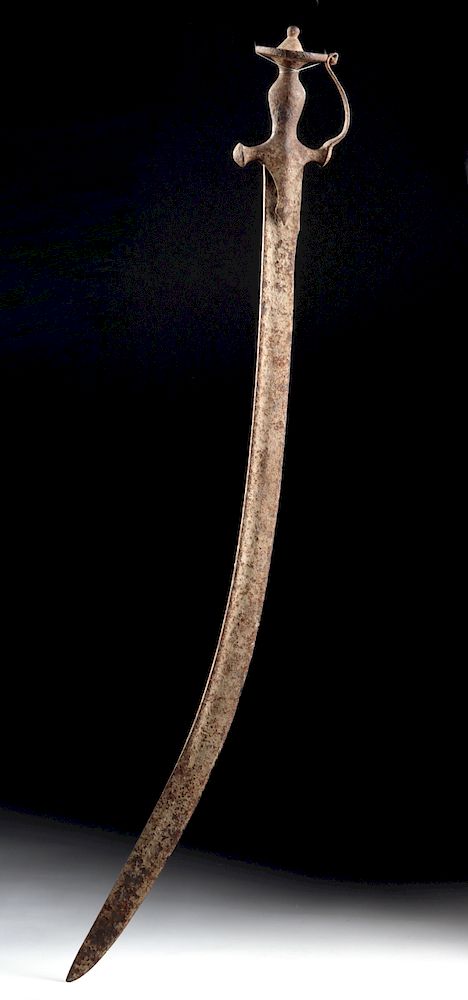 Appraisal: th C Persian Steel Talwar - Cavalry Sword Middle East