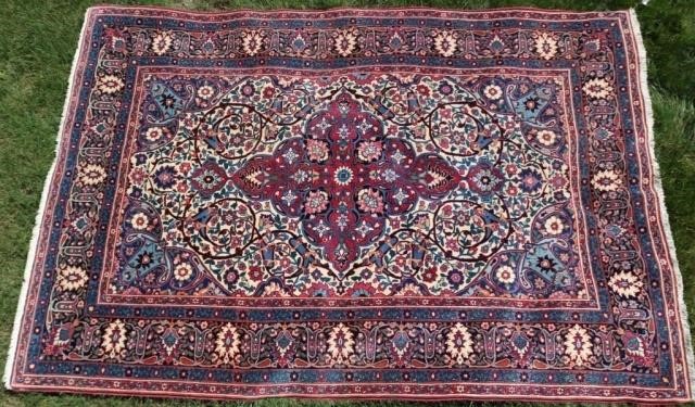 Appraisal: TH CENTURY PERSIAN KASHAN OVERALL FLORALDESIGN EXCELLENT CONDITION X