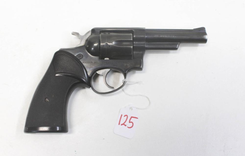 Appraisal: RUGER POLICE SERVICE-SIX DOUBLE ACTION REVOLVER magnum caliber barrel blued