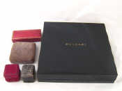 Appraisal: A fitted necklace box by Bulgari external dimensions approx x