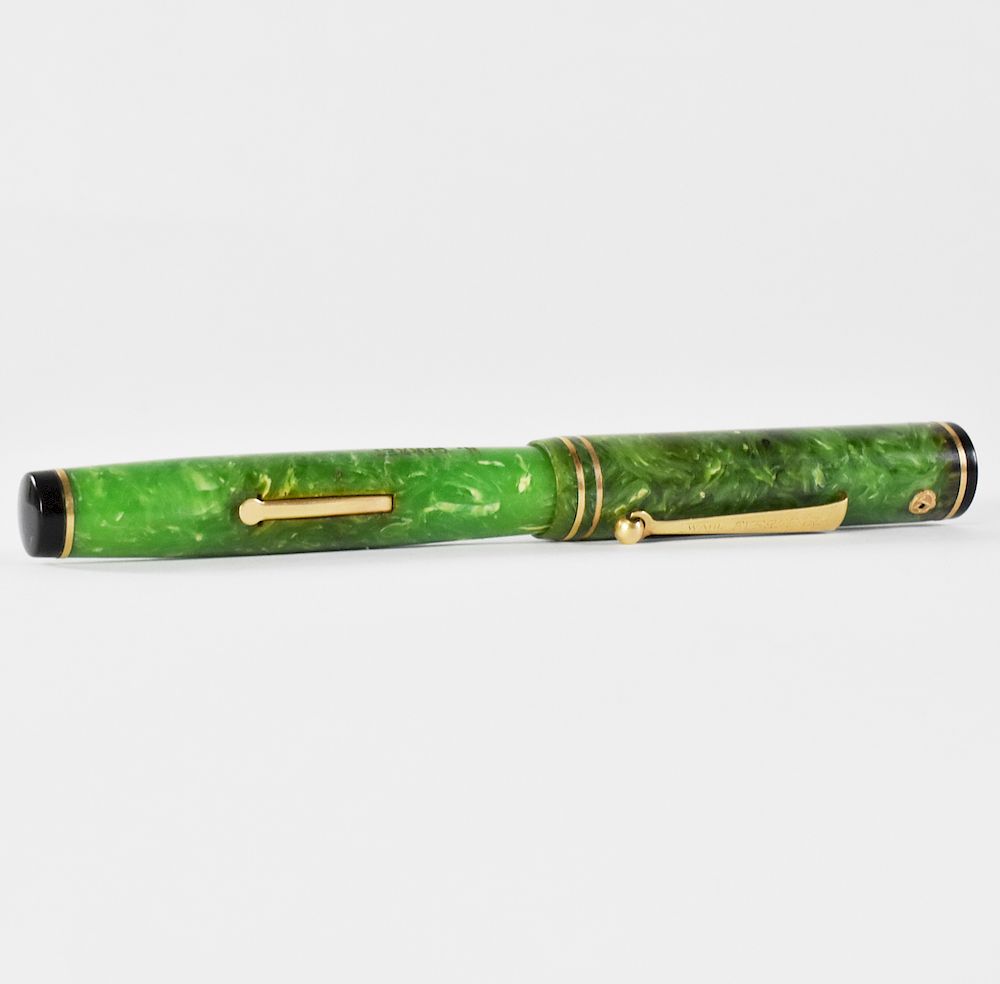 Appraisal: Wahl Eversharp Gold Seal Jade Green Fountain Pen Wahl Eversharp