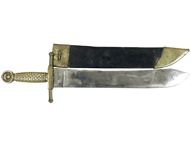 Appraisal: Spanish Artillary bollo or short sword blade marked Toledo and