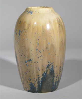 Appraisal: A Ruskin Pottery stoneware vase shouldered form covered in a