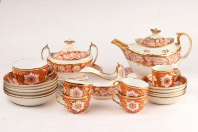 Appraisal: Two Spode part tea services circa comprising four teacups a