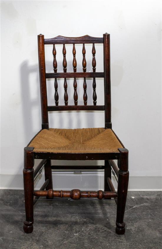 Appraisal: Sale Lot A Spindleback Oak Side Chair th century having