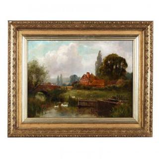 Appraisal: Henry John Yeend King English oil on canvas laid on