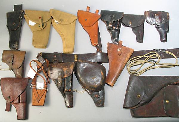 Appraisal: A lot of fourteen th century military holsters Including examples