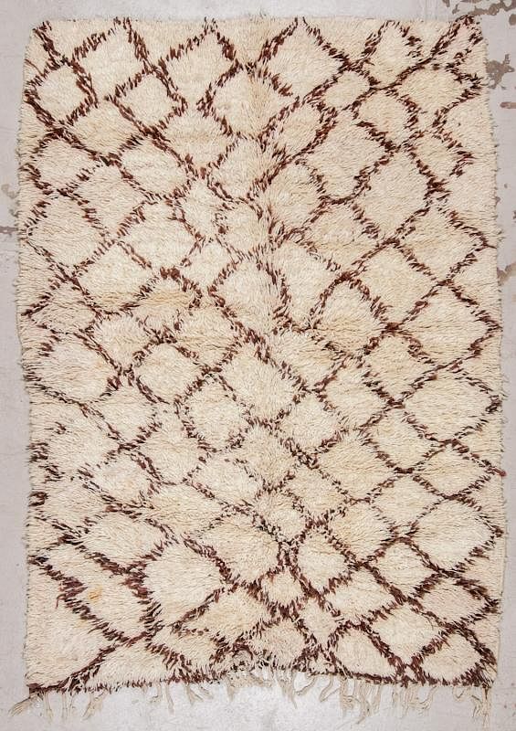 Appraisal: Modern Beni Ourain Rug ' '' x ' '' Modern