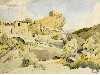 Appraisal: PIERRE ADOLPHE VALETTE - VAISON LA ROMAINE VUE DE BORMES-LES-MIMOSAS