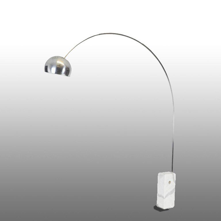 Appraisal: Achille Castiglioni Flos Arco Floor Lamp Achille Castiglioni for Flos