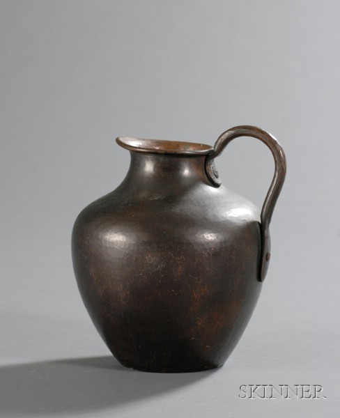 Appraisal: Dirk Van Erp - Pitcher Copper California early th century