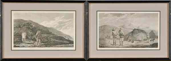 Appraisal: John Webber British - Benjamin T Pouncy - Engravings on