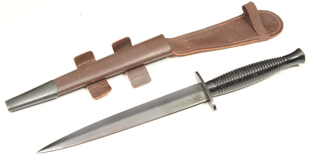 Appraisal: A MID TH CENTURY PATTERN NO COMMANDO DAGGER with blackened