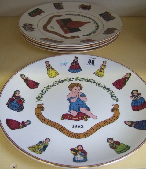 Appraisal: A quantity of Goss collectors plates to each commissioned by