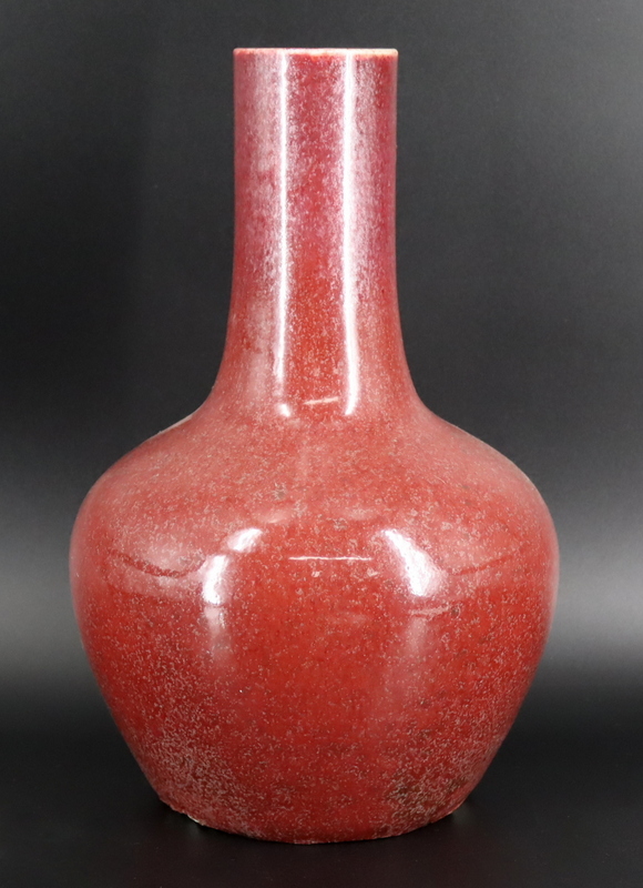 Appraisal: Chinese Sang de Beouf Vase From a Great Neck NY