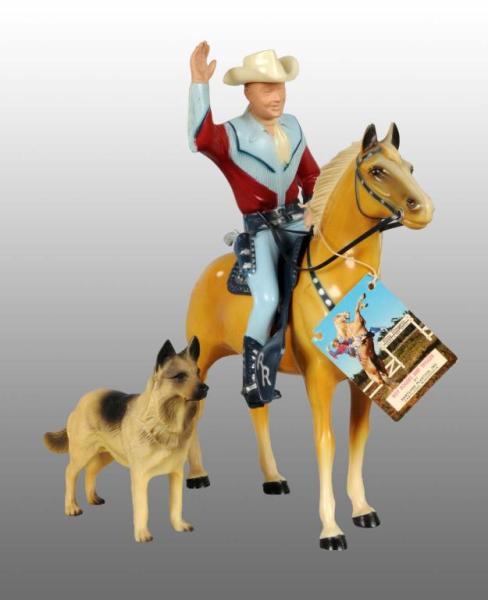 Appraisal: Hartland Horse and Roy Rogers Rider Description Plastic Includes original