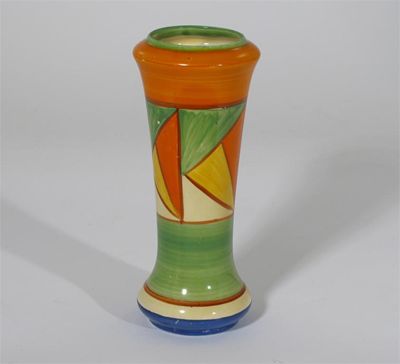 Appraisal: Original Bizarre' a Clarice Cliff vase painted with a band