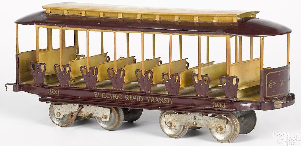 Appraisal: Lionel Electric Rapid Transit trolley car Lionel standard gauge Electric