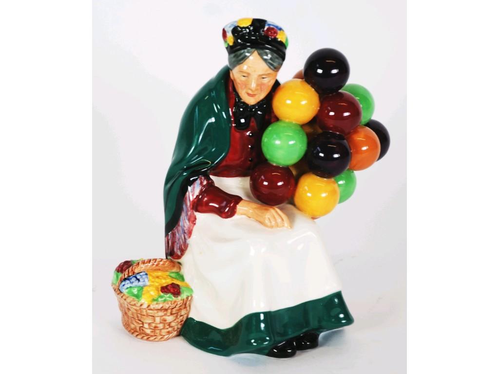 Appraisal: ROYAL DOULTON CHINA FIGURE 'The Old Balloon Seller' HN cm