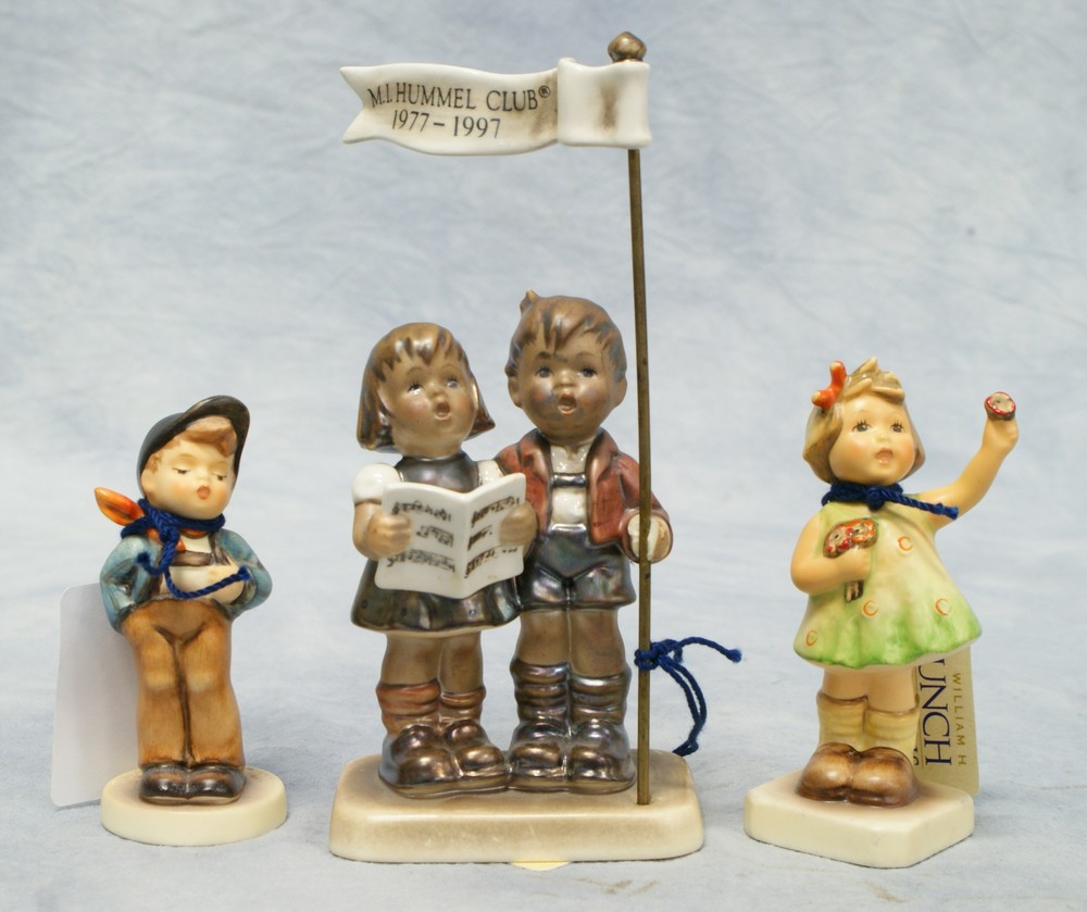 Appraisal: MI Hummel Club figurines in original boxes Celebrate with Song