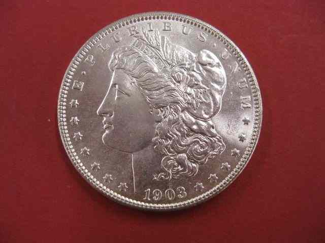 Appraisal: U S Morgan Silver Dollar gem uncirculated