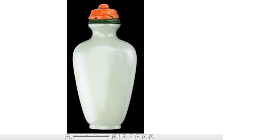 Appraisal: Chinese light celadon jade snuff bottle late th century