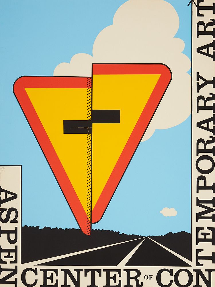 Appraisal: Allan D'Arcangelo Aspen Center of Contemporary Art Screenprint Allan D'Arcangelo